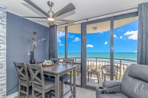 Myrtle Beach House | 5th Floor Direct Oceanfront Double Suite Sleeps 6 Meridian Plaza 503