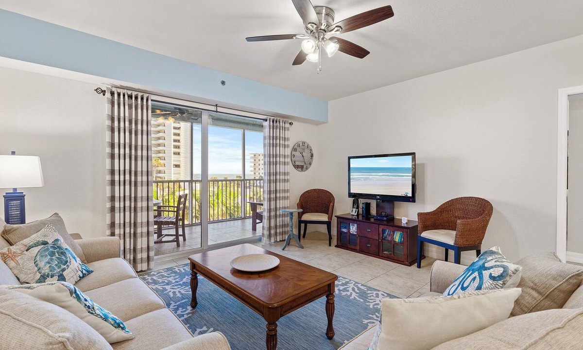 New Smyrna Beach Condo | 🌊Awesome Amenities-Great Location-Balcony-Oceanwalk 13-403🌊