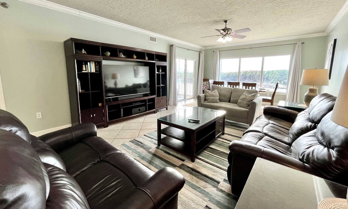 Gulf Shores Condo | Bay John 406 Water Front 3/3 near shopping, dining, & boat friendly!