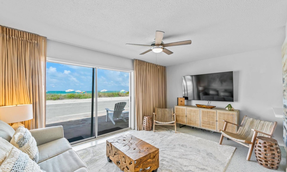 Whitney Beach Resort | BEDROOM TO BEACH IN 5 SECONDS FLAT in this 2 Bedroom 1 Bath Beachfront Suite at Bali Hai