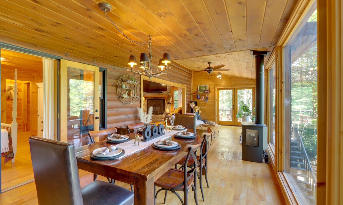 My Mountain Cabin | Blue Ridge Cabin w/Hot Tub & Private Lake!