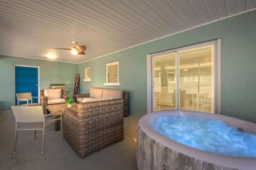 Riviera Beach House | Blue Tide Hideaway - Golf Cart, Sznl Hot Tub, Pets OK, FREE Daily Activities, & More!