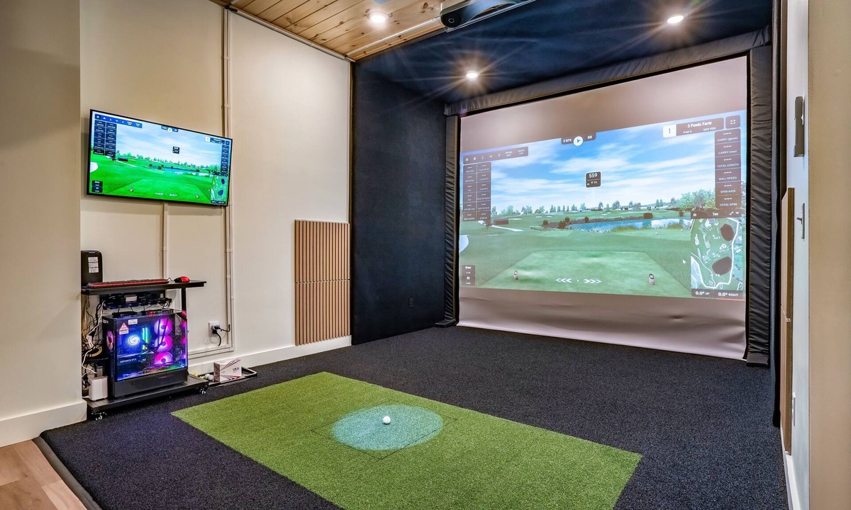 Sevierville Cabin | Cabin with Indoor Pool, Golf Sim, Theater, Hot Tub, Massage Chair and EV Charger