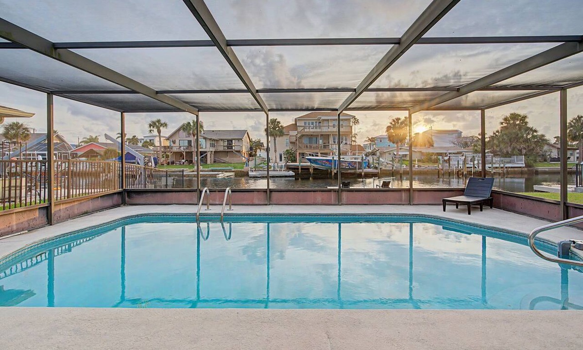 Port Richey House | Canal Front Retreat | Private Pool, Dock, and Game Room