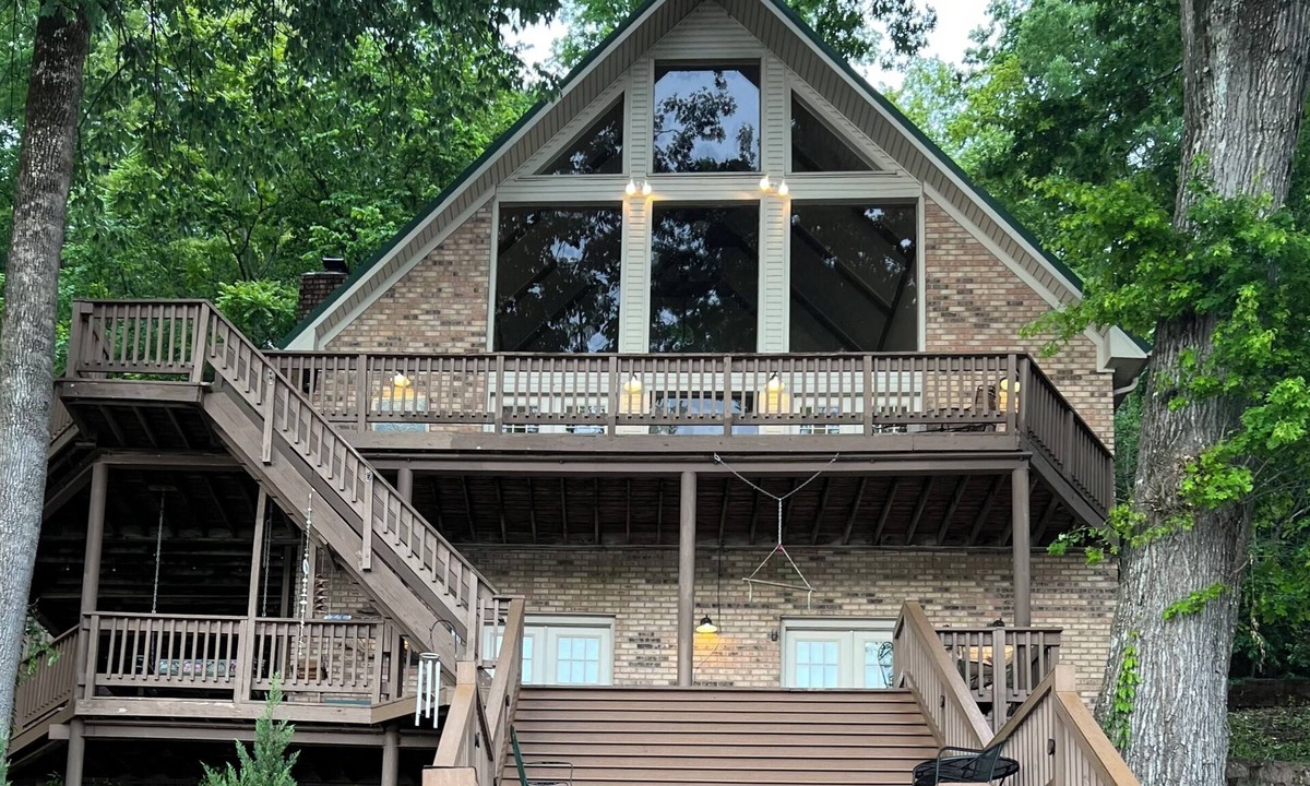 Florence House | Chalet Lake Home with Views, Outdoor Decks and Large Swim Dock-- Sleeps 8