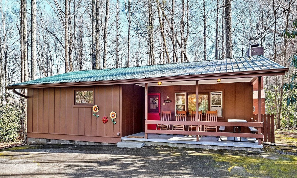 Sherwood Forest Cabin | Creekside Serenity Cabin in Maggie - Directly on creek, pool and hot tub access