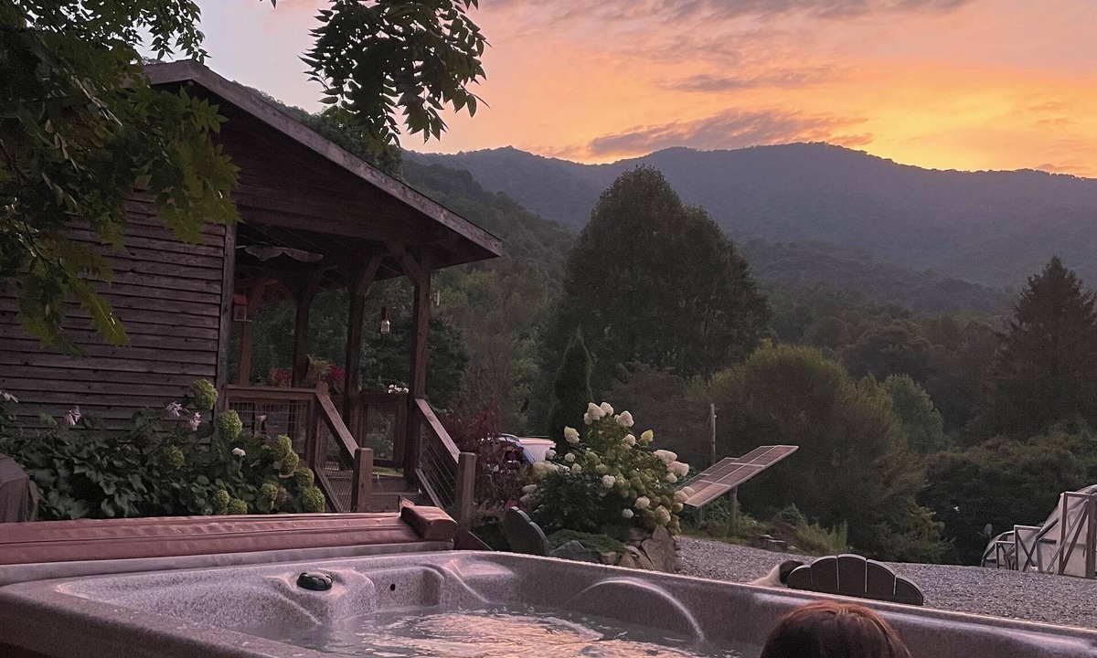 Hot Springs Cabin | Farm Life! The Rosemary Cabin at Bluff Mountain Nursery