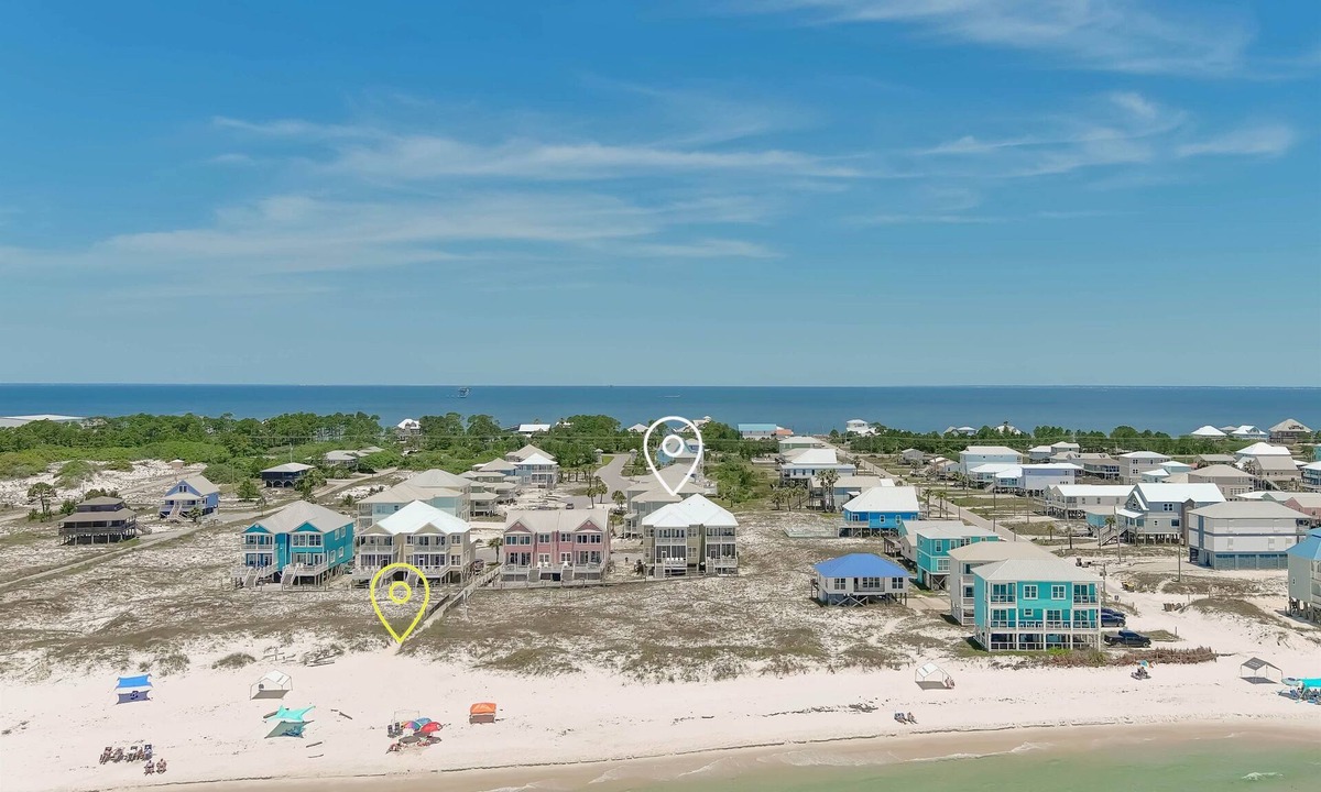 Fort Morgan House | Ft. Morgan Beachfront home - Gulf views, Pools
