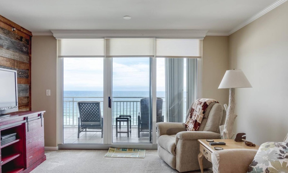 Parasol West Condo | G-823 Beautiful views of the gulf await you from the balcony!
