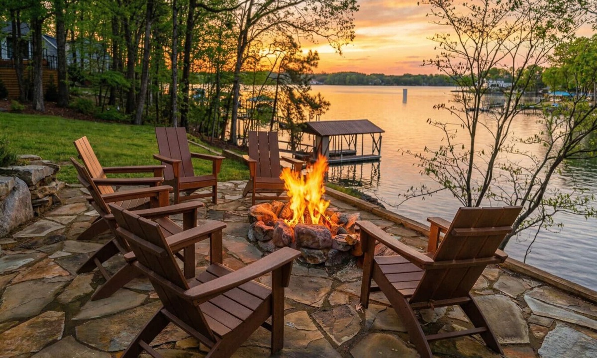 Mayhew House | Lakefront Log Home with Dock, Firepit, Kayaks