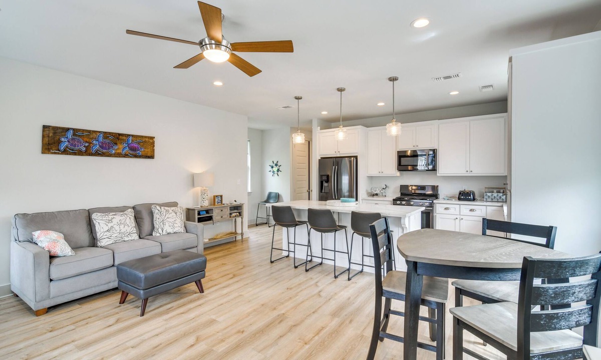 Waveland House | Modern Waveland Home w/Deck - Walk to the Beach!