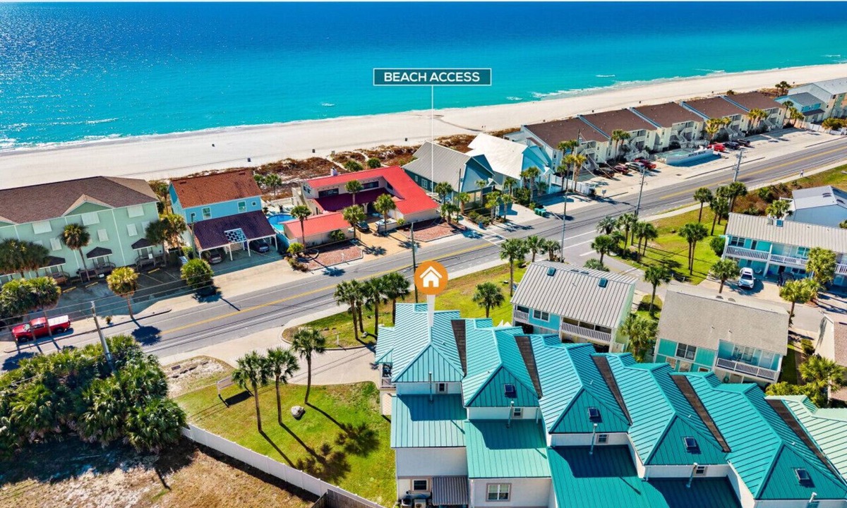 West Panama City Beach Villa | NEW! Sand Castle Tower & Cabana|Stunning Ocean Views | Spacious 3BR Townhome in PCB