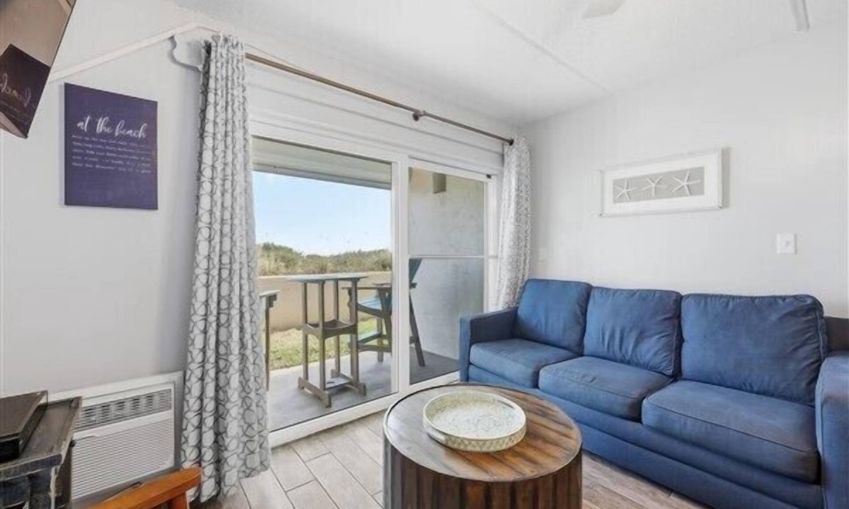 Crescent Beach Condo | Oceanfront Patio Suite with daily housekeeping and welcoming front desk staff