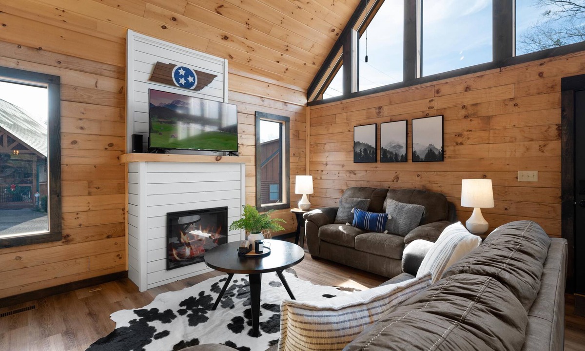 Sevierville Cabin | Pet Friendly | Hot Tub & Game Zone Modern Cabin!