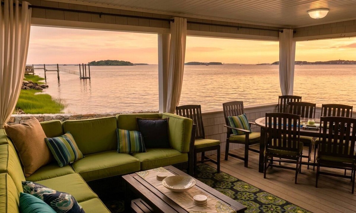 Hull House | Spacious Waterfront Escape | Private Beach, Hot Tub + Firepit