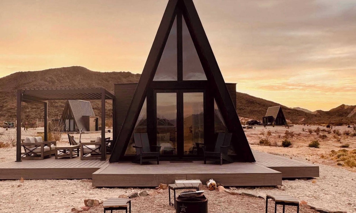 Study Butte-Terlingua Cabin | Stardust Big Bend Luxury A-Frame#5 great views