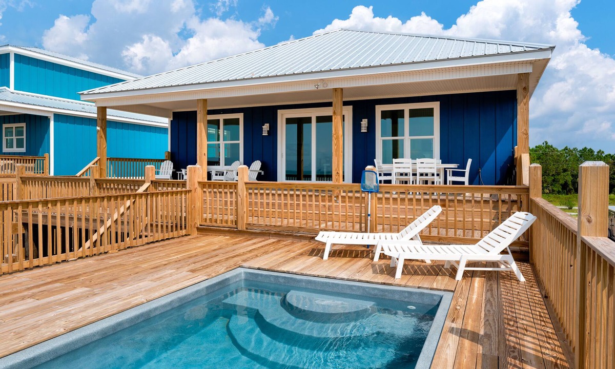 Dauphin Island House | Sunny and 75 | August 1 opening. Pool, Gulf Front