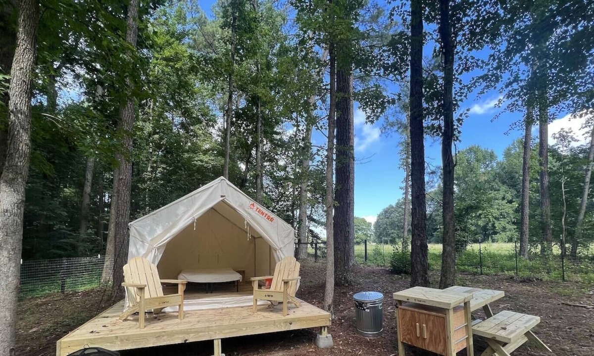 Powder Springs RV Rental | Tentrr Signature Site - Back 40 Shanty B