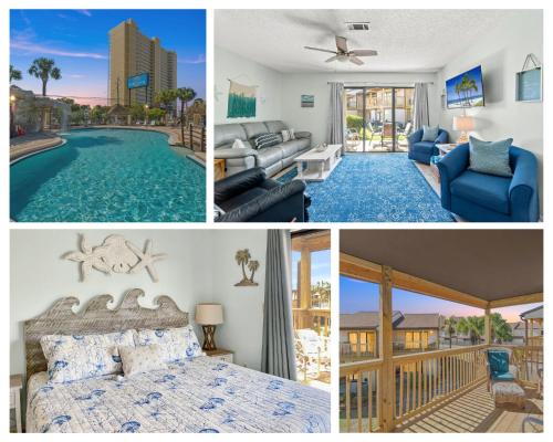 West Panama City Beach House | The Salty Suite Beach House- heated pool! hot tub! pet and family friendly! No elevators! Park at your door!