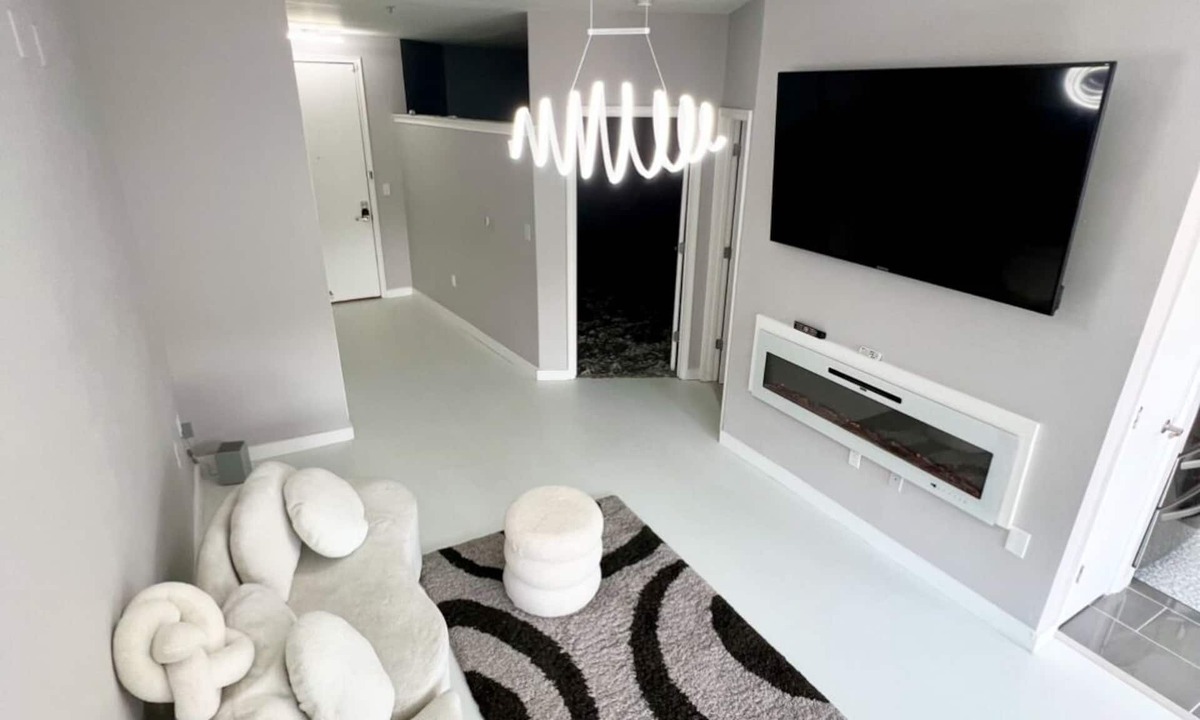 West End Condo | Ultra modern stylish LOFT close to everything! Parking, balcony, fireplace, Wifi