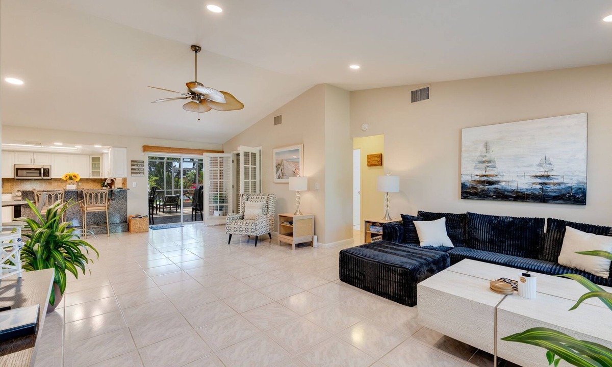 Burnt Store House | Waterfront Oasis - Fish from Backyard, Heated Pool & Spa