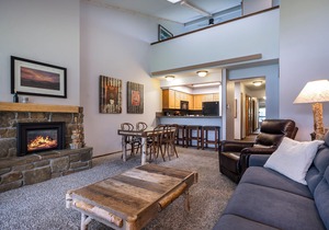 Waterfront condo w/fireplace, balcony & incredible views - Marina Cay Landing in Bigfork