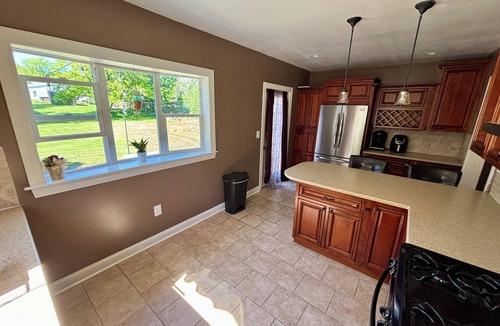 Westons Mills House | 3-bedroom house on outskirts of Olean with peaceful porch back patio & fire pit