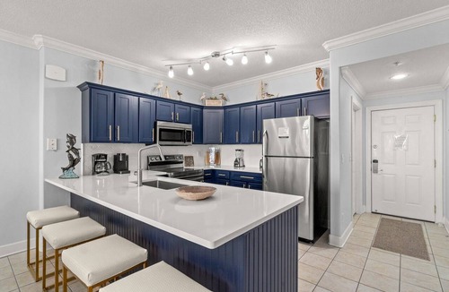 West Panama City Beach Condo | 4 Free Beach Chairs & 2 Umbrellas, Updated Beach-Front Condo, Large Balcony!