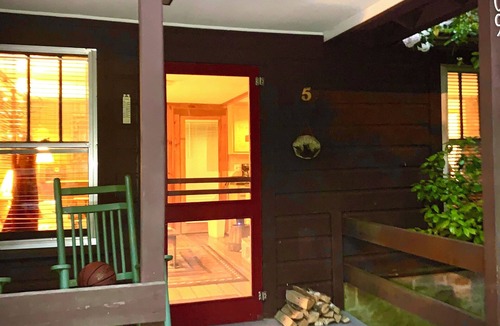 Twinbrook Cabin | A Cozy Creekside Cabin Hideaway for Two — Fireplace, Hot Tub & Quiet Woods