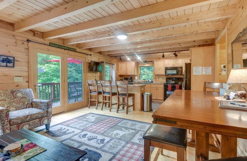 Conway Cabin | All-Season Log Cabin Escape! 11 Mi to Cranmore Mtn
