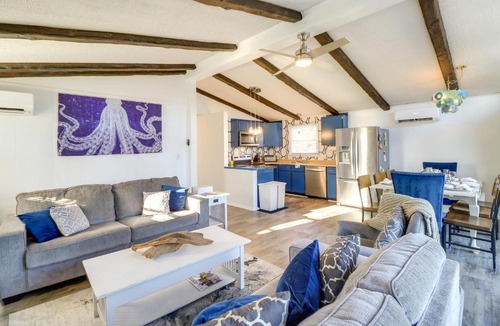 Broadkill Beach House | Beach Plum Manor with Stargazing Dome Home Across From Beach