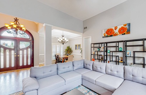 East Point House | Beautiful dog-friendly stay with a full kitchen, central AC, W/D, and patio