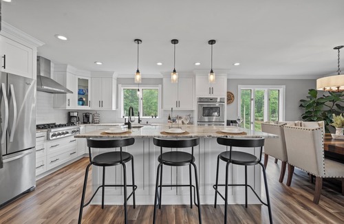 Mooresville House | Beautiful Waterfront Home w Hot Tub and great entertaining options!