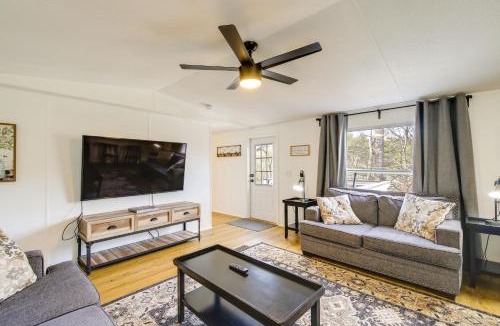 Sevierville House | Camp-Style Cabin Near Pigeon Forge: Fire Pit, Deck