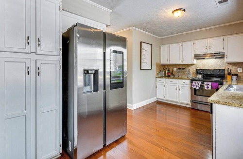 Church Street House | Centrally Located Fayetteville Home: Deck + Yard