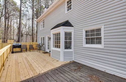 Church Street House | Centrally Located Fayetteville Home: Deck + Yard