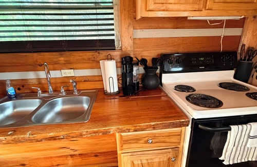 Hot Springs Cabin | Charming 1-bedroom cabin with AC in peaceful Hot Springs with river view