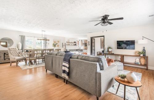 Jonesboro House | Charming and Spacious Home Great for Group Getaway