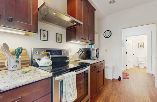 Montreat House | Charming house, mountain views, fireplace, trail access, cable TV, w/d, AC