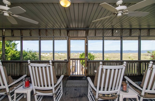 Edisto Island House | Classic on the St. Helena Sound w/Sunset Views: Screened Porch: Dolphin Sightings; Cable TV/WiFi