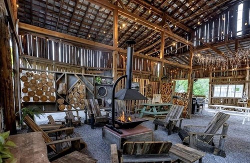 Newport Cabin | Cozy A-Frame Retreat with Creekside Hammock Getaway in Newport, Tennessee