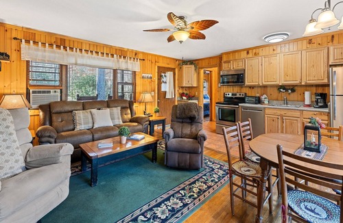 Sherwood Forest Cabin | Creekside Serenity Cabin in Maggie - Directly on creek, pool and hot tub access