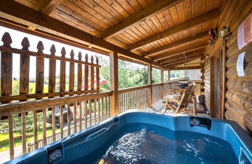 Sevierville Cabin | Deer Run, Free Attraction Tickets, Hot Tub, Resort Playground, Near Dollywood!