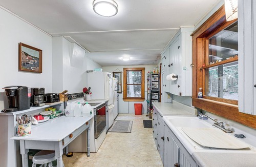Dedham Cottage | Dock, Beach, Views: Rustic Green Lake Cottage