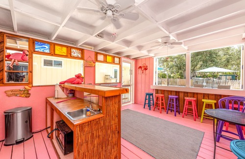 Holiday Harbor House | Dog-friendly home with private pool, patio, bar, & new 300-ft dog park