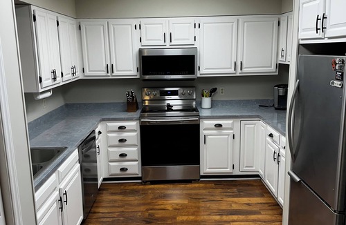 Mooresville Condo | Downtown Mooresville Gem - Walk to Main Street & Local Eateries