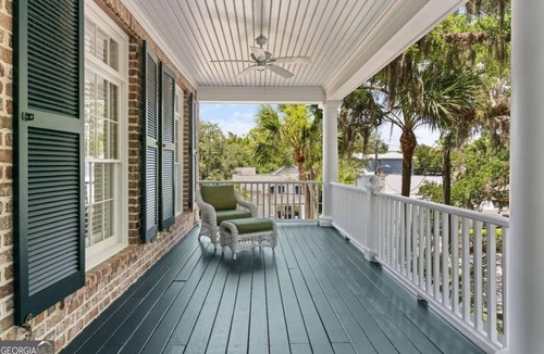 King City House | Elegant Island Beach House with Ocean Views, Wide Porches & Steps to the Beach