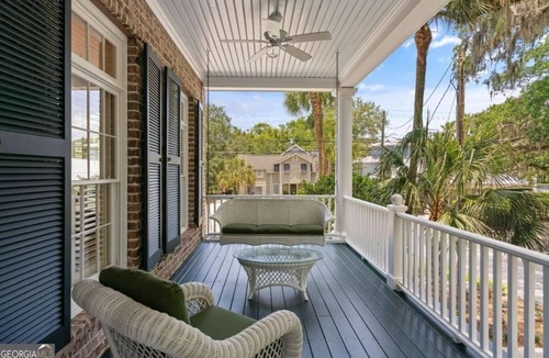 King City House | Elegant Island Beach House with Ocean Views, Wide Porches & Steps to the Beach