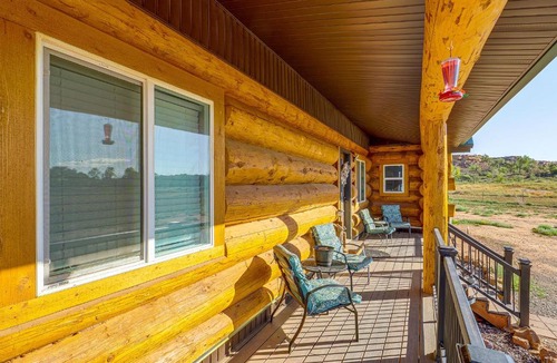 Gusher House | Explore Uintah Basin: 'Rustic Cliff Ranch A' Cabin