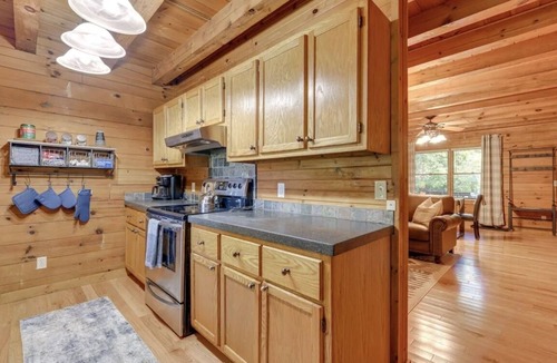 Waynesville Cabin | Family Friendly Getaway in a Classic Cozy Log Cabin